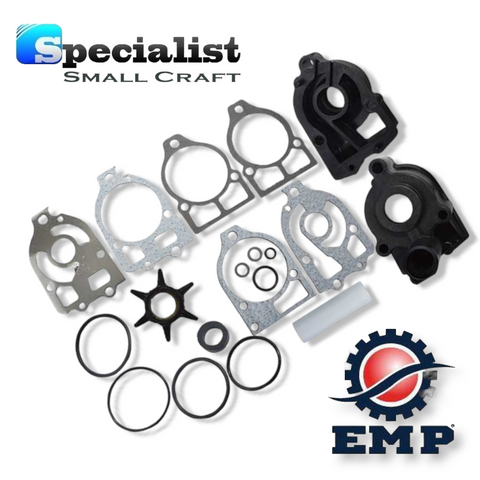 EMP Water Pump Kit to suit '76-'80 & '82-'00 Mercury/Mariner 3-cyl, 75hp & 4-cyl, 90-140hp outboards