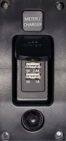 IP66 Modular USB Panel with Circuit Breaker