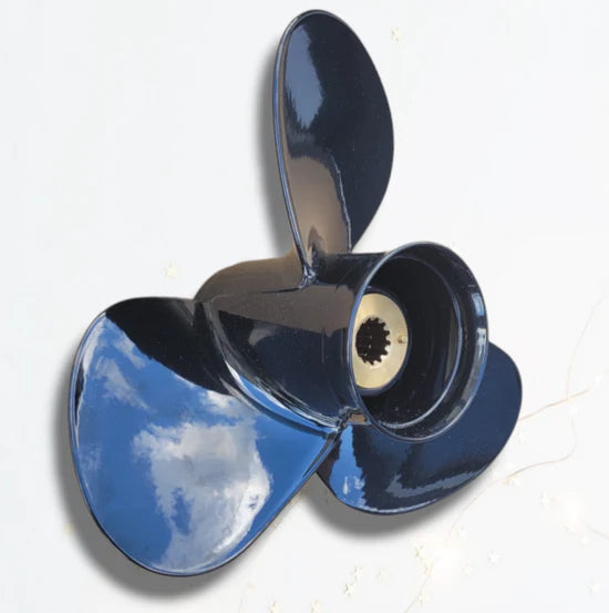 3-blade 25-70hp Yanta Series Aluminium Propeller with pressed hub to suit Mercury & Mariner outboards