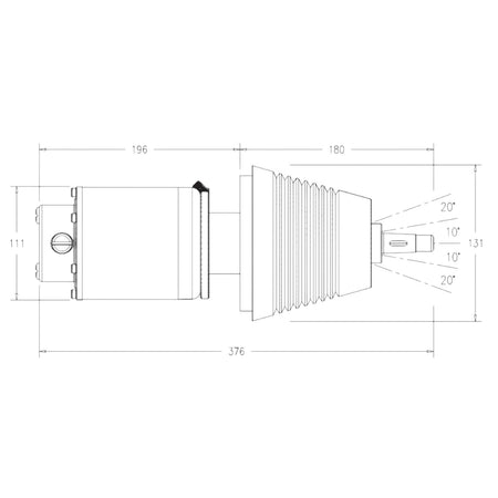 HyDrive 101 Tilt Helm provides 40 degrees of steering wheen angle change