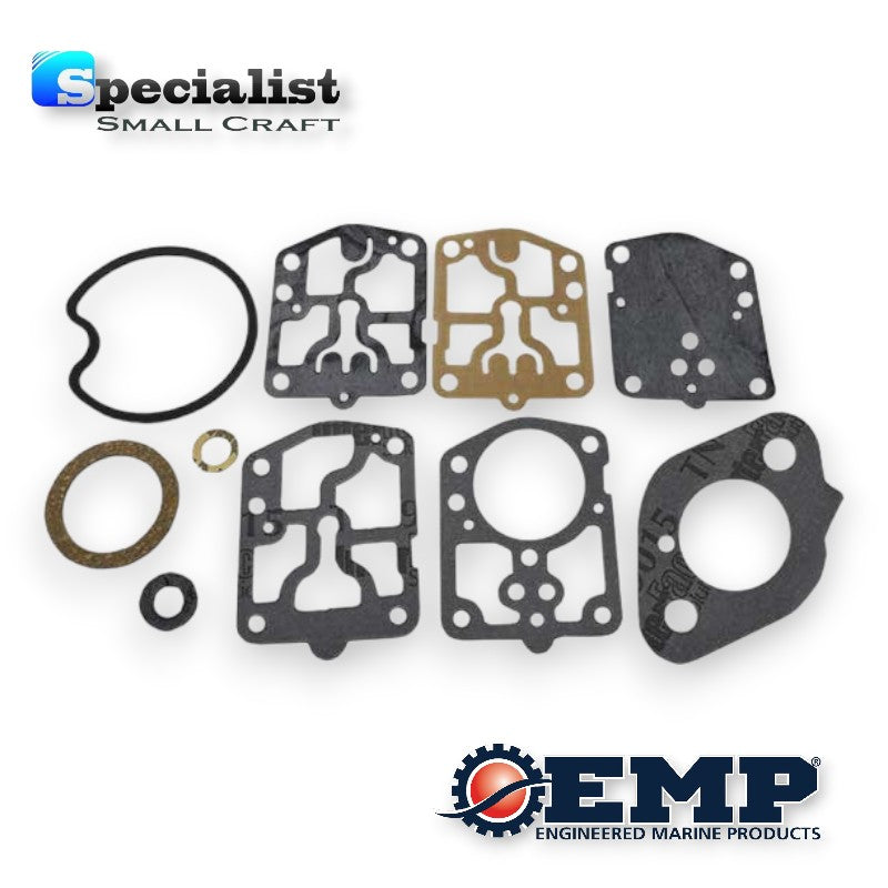 Carburetor Gasket & O-Ring Kit for Mercury Mariner 4-cyl 2-stroke 45-50hp outboards