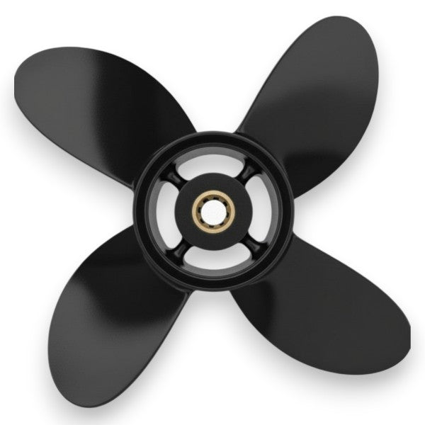 4-blade 9.9-20hp Mercury Mariner & Tohatsu Aluminium-Titanium Propeller