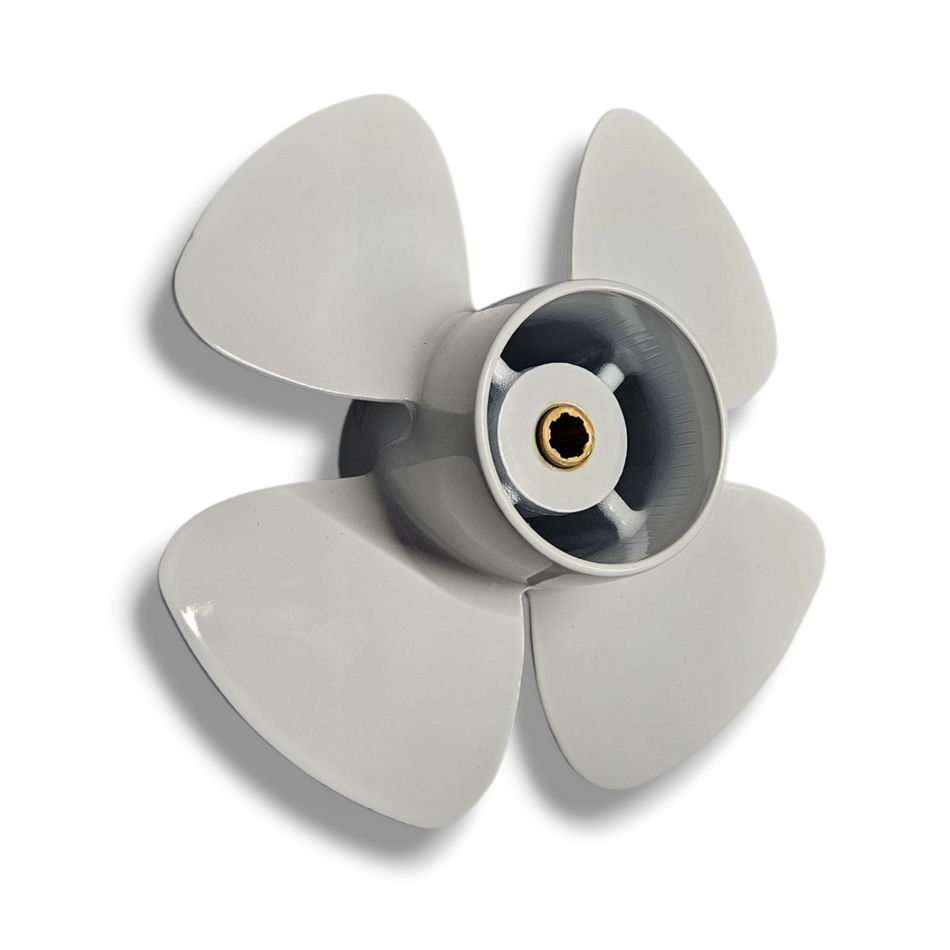 Yamaha & Selva 6-9.9hp Stella Series Titanium Aluminium 4-Blade High Thrust Pressed Hub Propellers