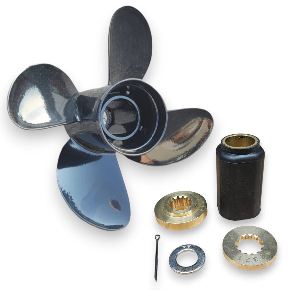 Suzuki 40-60hp Megara Series Titanium Aluminium 4-Blade RH Rotation Propellers
