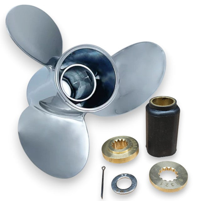 Yamaha Selva 25-60hp Megara Series Stainless 3-Blade Propellers