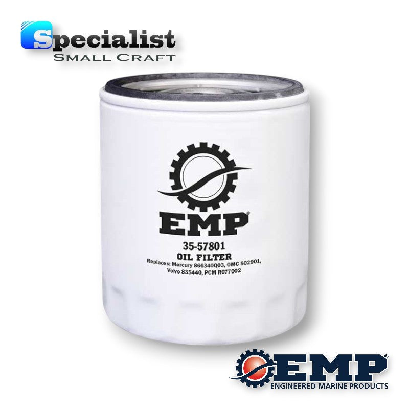 Oil Filter to suit MerCruiser sterndrive/inboard L4, V6, V8 GM & Volvo engines