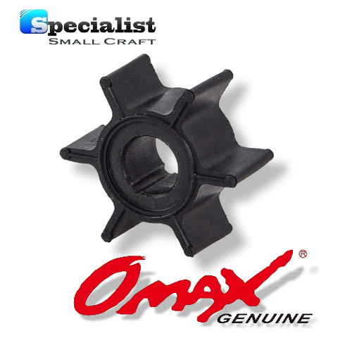 Water Pump Impeller to suit Tohatsu & Mercury / Mariner 4-Stroke 4-6hp Outboards, replacing Pt. No. 369-65021-1 & Pt. No. 47-16154-3