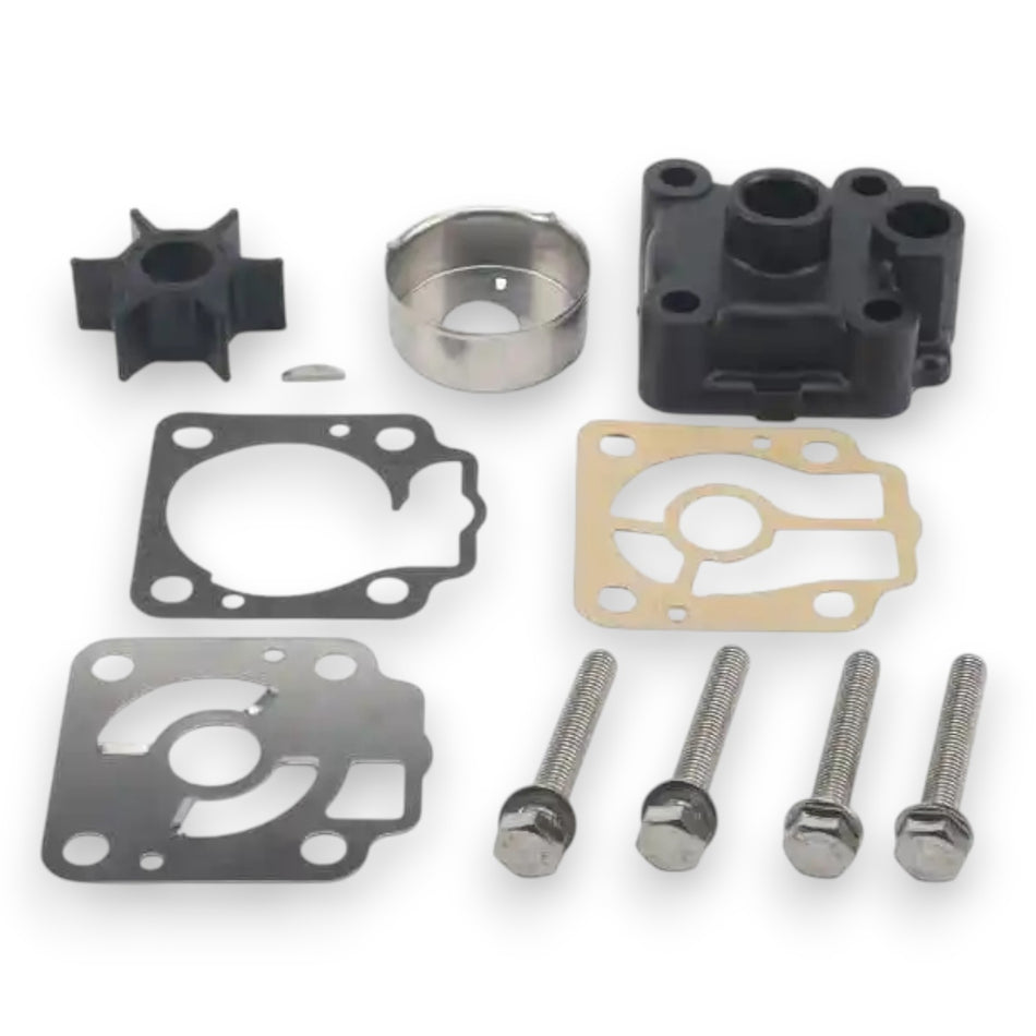 Water pump kit with housing to suit Tohatsu 2-Str TLDI 4-Str & Mercury Mariner 2-Str 30-50hp Outboards