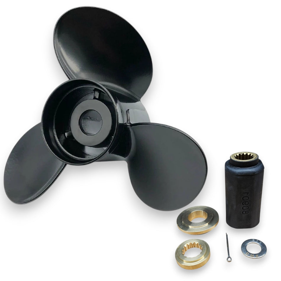 Suzuki 150-300hp 3-Blade Titanium-Aluminium Megara Series RH Rotation Propellers in various sizes