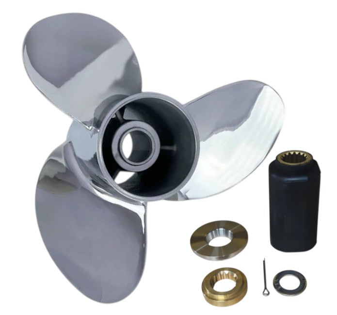 Yamaha & Selva F150-F200 Inline-4 Reliable Series Stainless 3-blade propellers