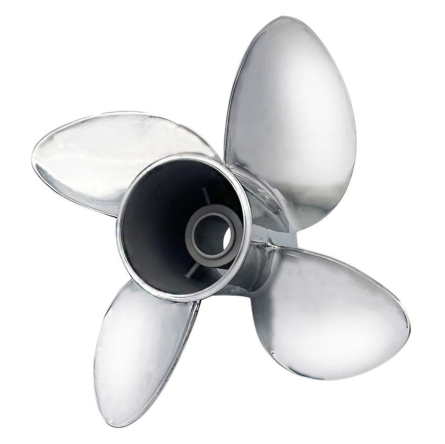 Soltiga 4 Series Polished Stainless 4-Blade Offshore Propeller Blade Units