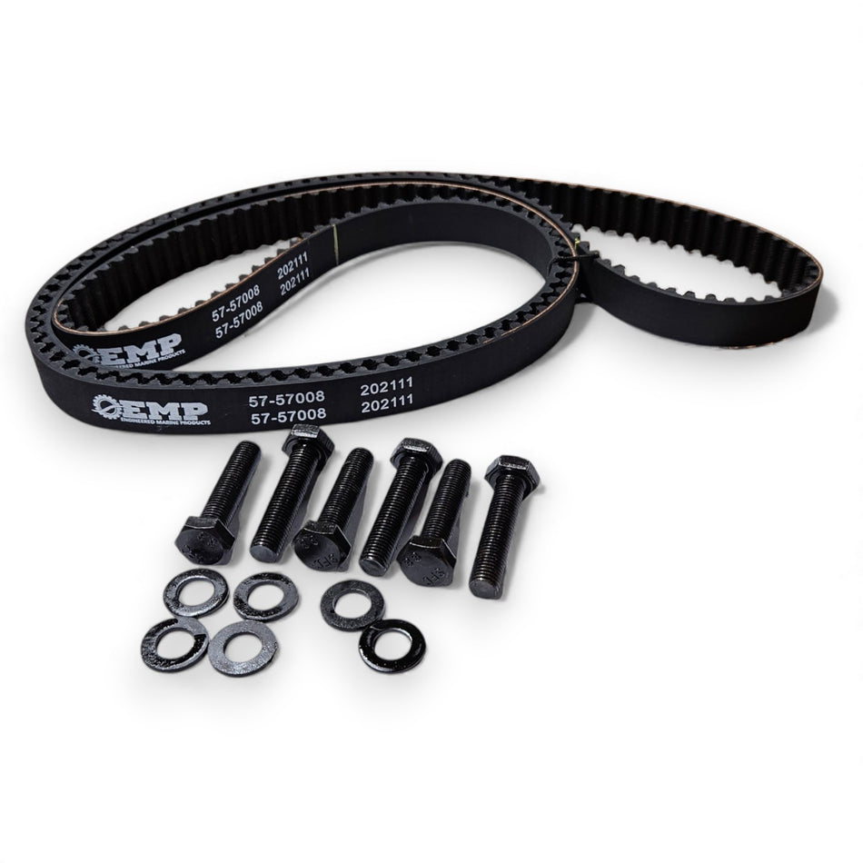 Timing Belt Kit with rotor bolts from EMP to suit Yamaha & Selva F225F, F250D & F300B Outboards