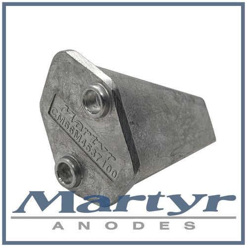 Saltwater trim tab anode by Martyr to suit Yamaha & Selva F9.9C-F15A Outboards, replacing Pt. No. 66M-45371-00