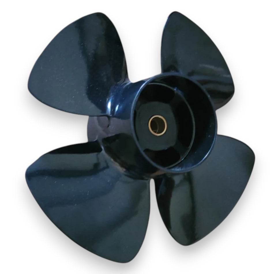 4-blade 8-9.9hp High Thrust Aluminium Propellers to suit Mercury Mariner Tohatsu Evinrude Outboards