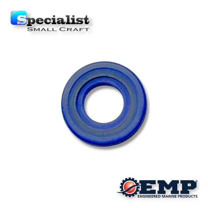Blue Lower Unit Drain Screw Washer for Mercury Mariner 4-stroke Outboards: 8-115hp
