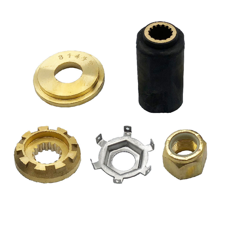 PolaFlex hub Kit for High Power Mercury & MerCruiser applications with 1.25-inch-diameter prop shaft and 19 splines