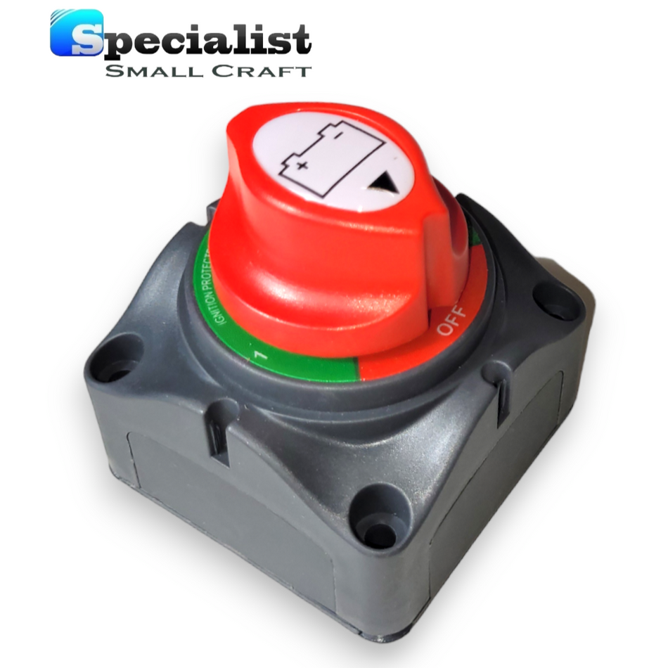 Battery Selector Switch (1-2-Both-Off) with Ignition Protection