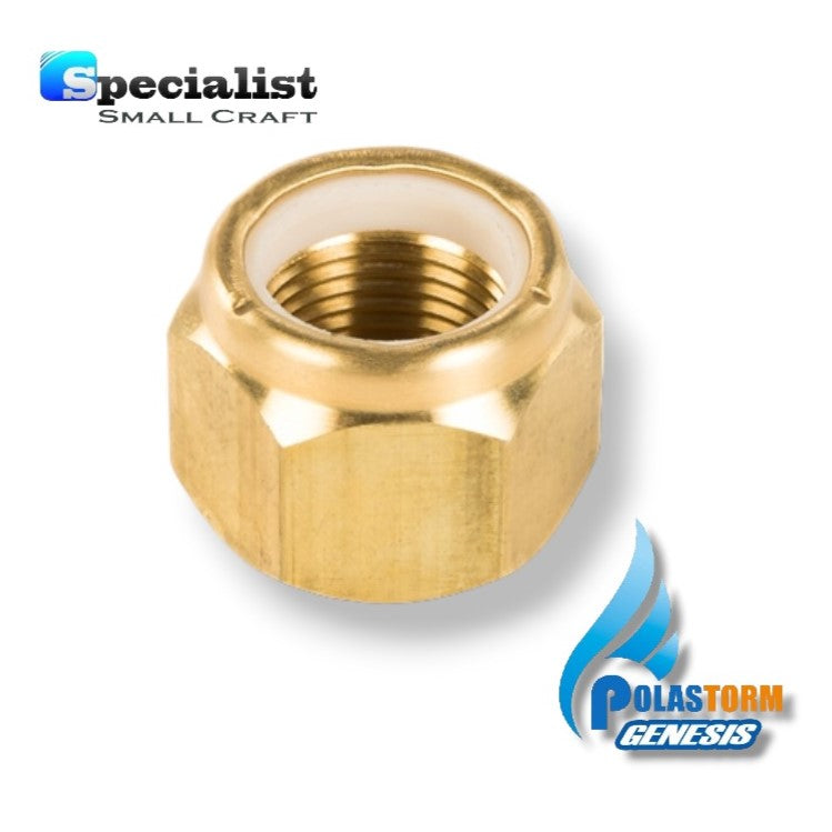 PolaStorm Nyloc Nut for Mercury & Mariner 40 Bigfoot + Outboards + Mercruiser Alpha One drives