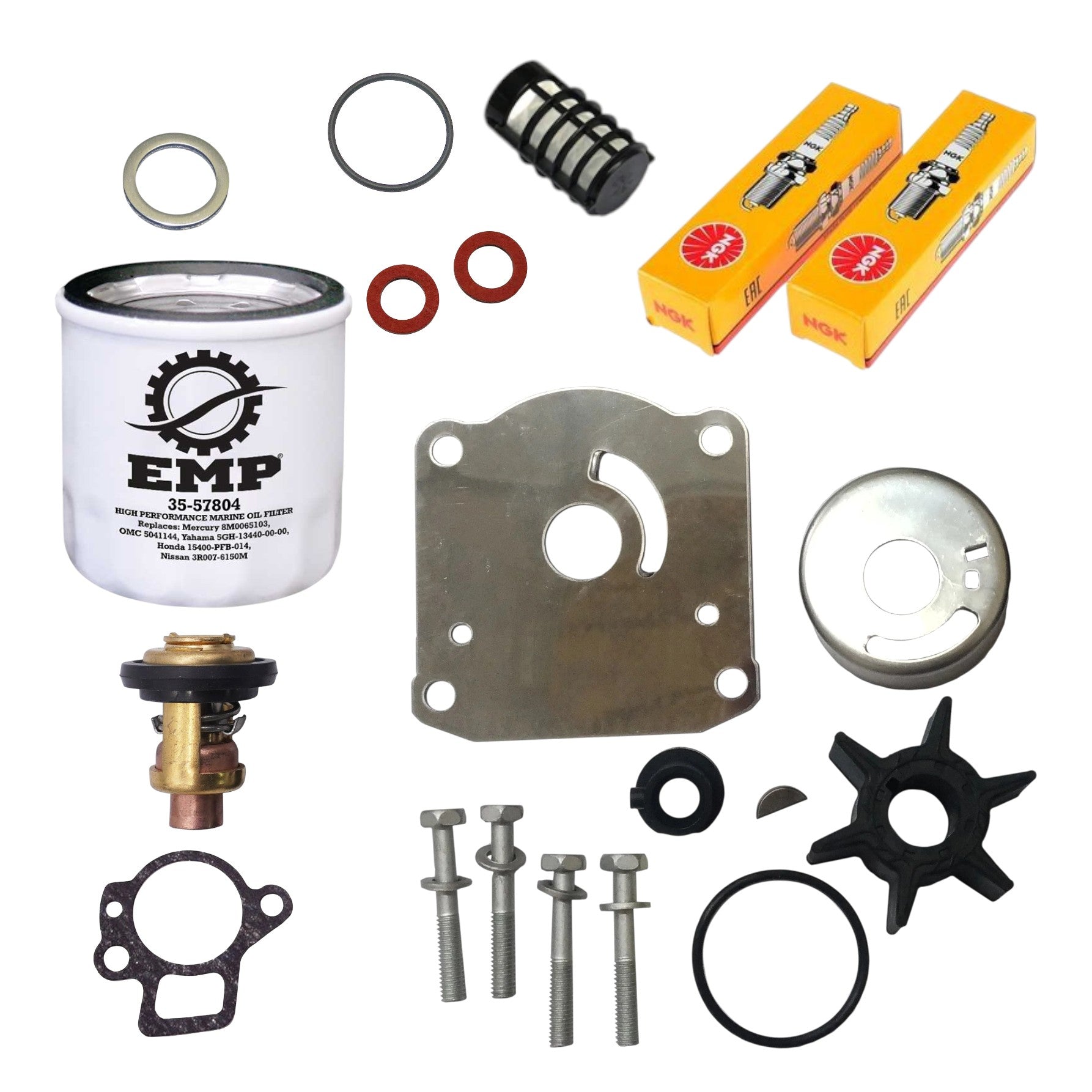 Yamaha F20A / F25A 4 Stroke Basic Service Kit (2004 to 2009 ...