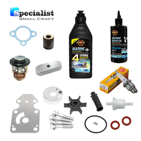 Yamaha F6- F9.9 4-Stroke Service Kit With Anodes & Oils