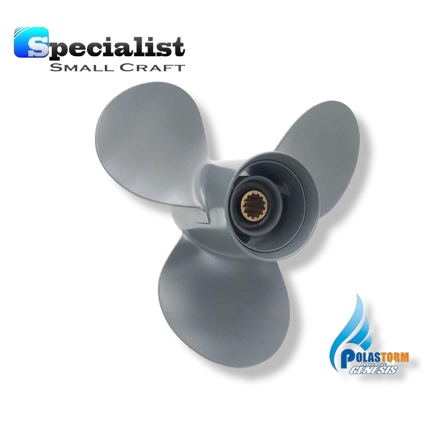 11 5/8"x 11" PolaStorm Aluminium-Titanium Propeller for Honda 40hp-60hp