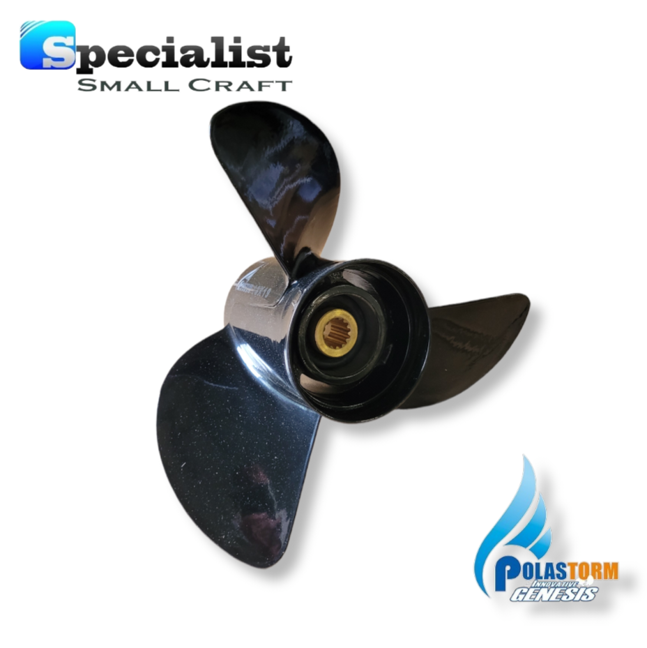 13" x 19" PolaStorm Aluminium Propeller to suit Suzuki 60-140hp with 13 tooth spline