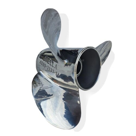 13 1/4" x 17" Polished Stainless Stella Series PolaStorm Propeller Blade Unit