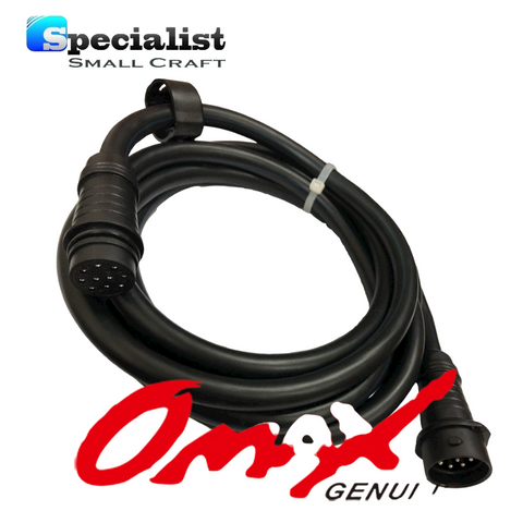 OMAX 3m 10-Pin Extension Wire Harness for Yamaha & Selva Outboards, replacing Pt. No. 688-8258A-30