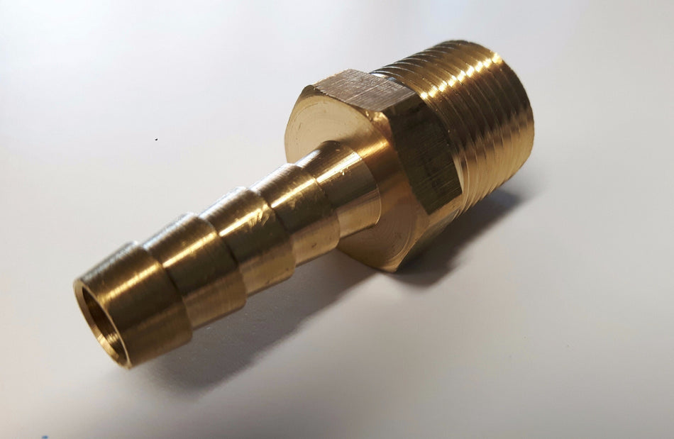 Brass 3/8"NPT - 5/16" Hose Barb