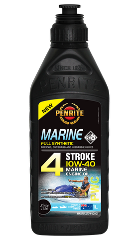Penrite NMMA Approved Fully Synthetic Marine 10W-40 4-Stroke Oil (1 Litres)