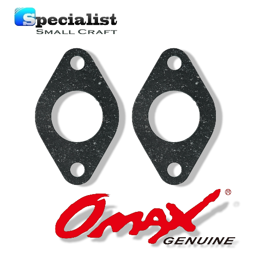 Pack of 2 OMAX Intake Manifold Gaskets to suit Yamaha F4A & Selva Goldfish Outboards, replacing Pt. No. 68D-E3646-A0