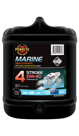 Penrite NMMA Approved Semi-Synthetic Marine 10W-40 4-Stroke Oil (20 Litres)