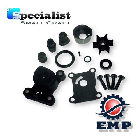 Water Pump Kit with Housing for 2-cyl Johnson Evinrude 5-15hp outboards