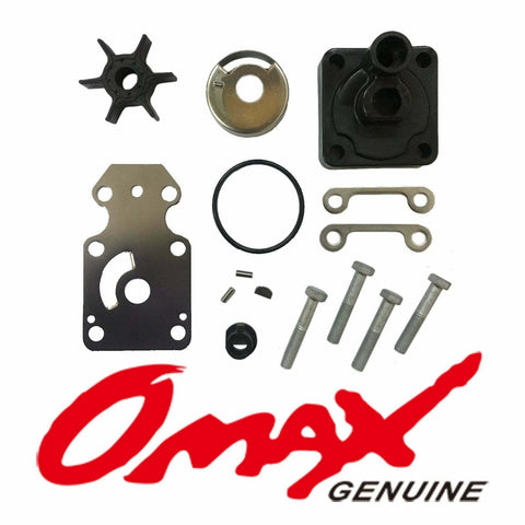 OMAX Water Pump Kit with Housing for Yamaha F15C / F20B & Selva Wahoo Outboard Motors to replace Pt. No 6AH-W0078-00