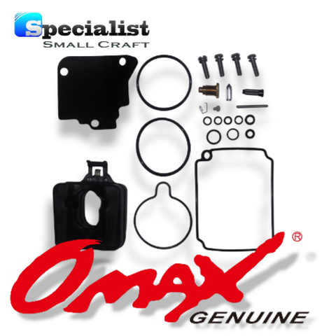 OMAX Carburettor Repair Kit for the earlier Yamaha F80A / F100A to replace Pt. No. 67F-W0093-00