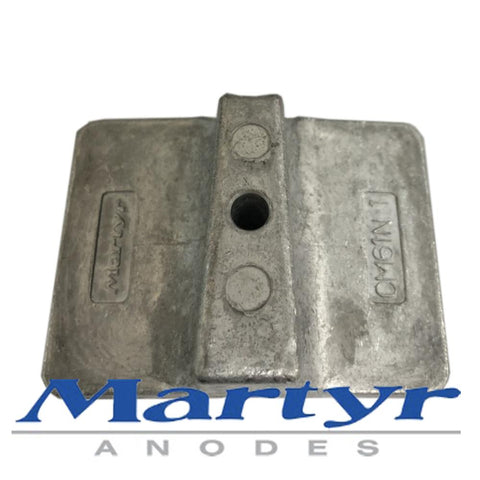 OMAX by Martyr aluminium saltwater lower unit anode to suit Yamaha & Selva 8-25hp Outboards, replacing Pt. No. 61N-45251-01