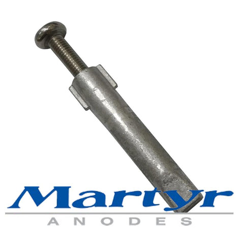 OMAX saltwater pencil anode by Martyr for Yamaha and Selva Outboards, replacing 62Y-11325-00