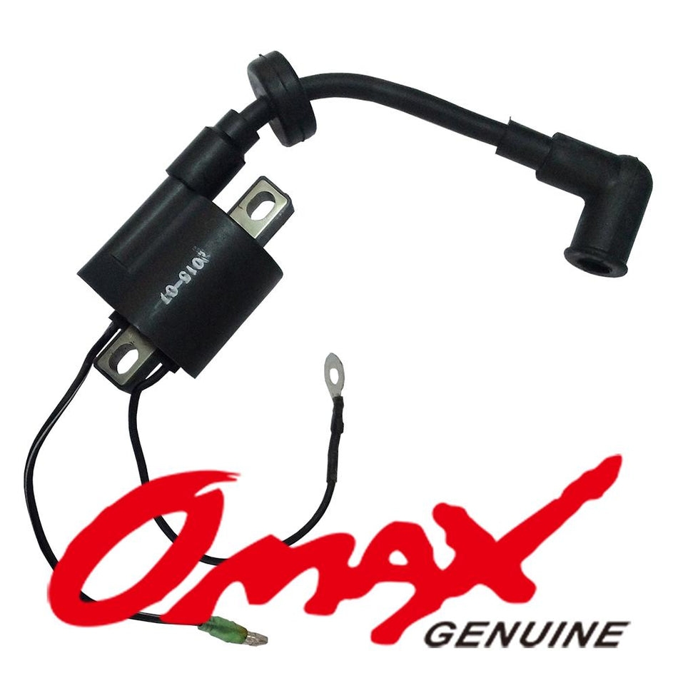 OMAX ignition coil assembly to suit Yamaha 4A/5C Outboards, replacing Pt. No. 6E0-85570-00