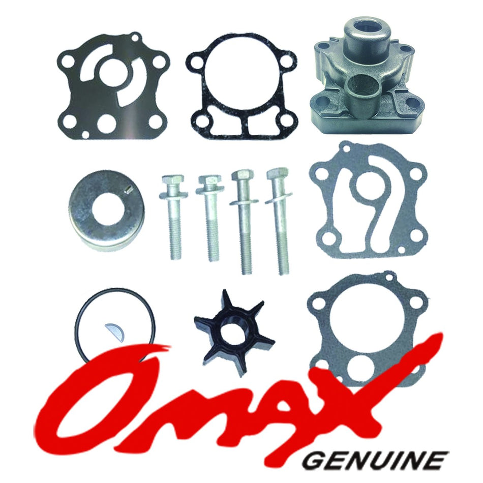 OMAX Water Pump Kit with housing to suit various 50-70hp Yamaha Outboard Motors, replacing Pt. No. 6H3-W0078-01