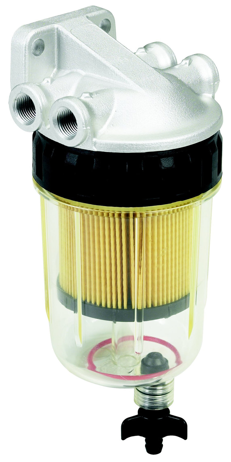 Qwik View Nichromium Head Water Sep Filter Kit with Drain & Ring
