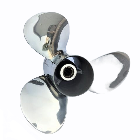 10 1/8" x 12" PolaStorm Polished Stainless Propeller to suit Yamaha & Selva 20-30hp