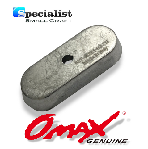 OMAX by Tecnoseal lower unit zinc anode Yamaha & Selva 6-9.9hp Outboards to replace Pt. No. 68T-45251-00