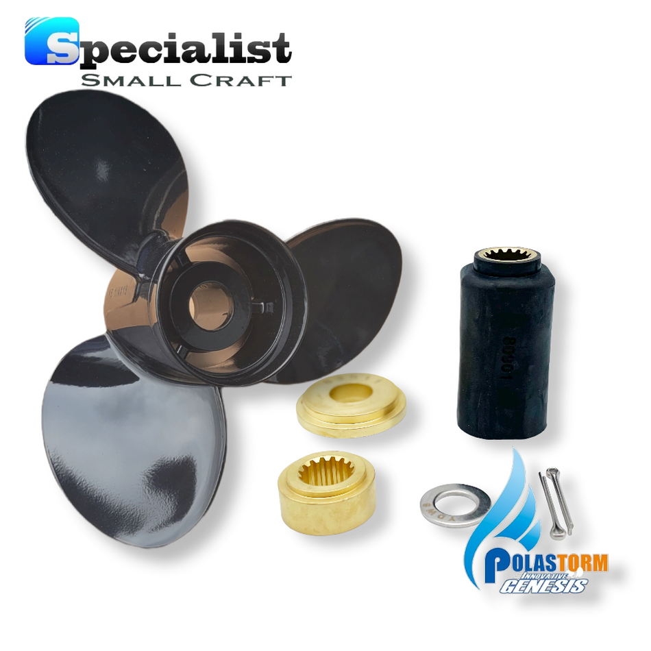 Titanium-Aluminium 3 Blade RH Rotation Propellers in various sizes to suit Volvo Penta SX Stern Drives