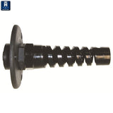Watertight steering hose bulkhead fitting with strain reliever