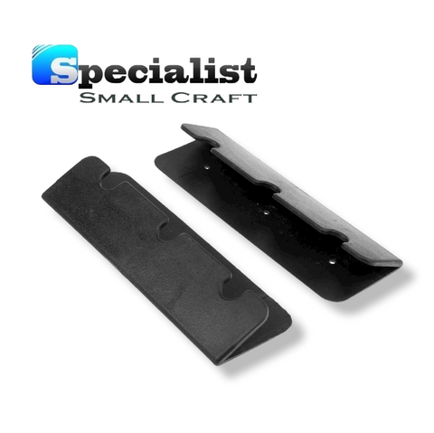 Inflatable Boat Seat Hook Clip Brackets in Black (pair)