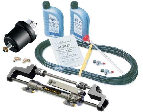 HyDrive XT Admiral Bullhorn Steering Kit for Outboards up to 350hp (OBKIT1-XT)