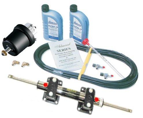 HyDrive Admiral Remote Mount Steering Kit. Twin Outboard up to 600hp (OBKIT4)