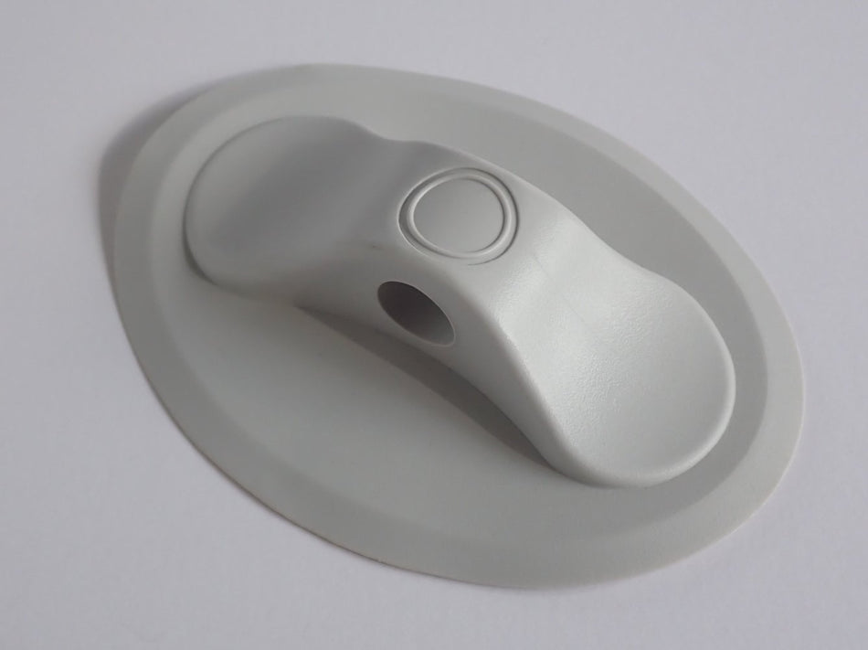 SIB & RIB Tube Rope / Grab Line Holder in Black or Grey for lines up 15mm Diameter