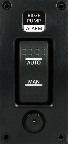 IP66 Modular Auto / Manual Bilge Pump Switch Panel with Alarm