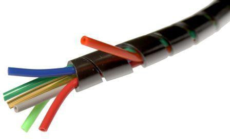 Boat Outboard tidy Black Spiral Cable Wrap (various sizes)